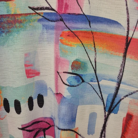 Jess And Jane Abstract Multicolor Tunic Top - Picture 7 of 7